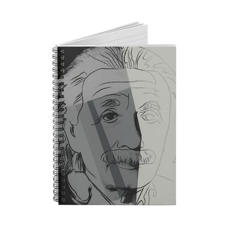 “Der Depperte” Warhol Einstein Spiral Notebook – Inspired by Anne Frank Store