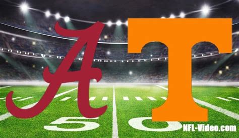 #3 Alabama vs #6 Tennessee Football Week 7 2022 Full Game Replay : r/CFBUploads