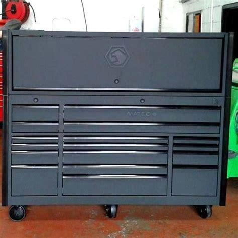 Toolbox of the Day: Back in Black | Matco tool box, Metal toolbox, Tool ...