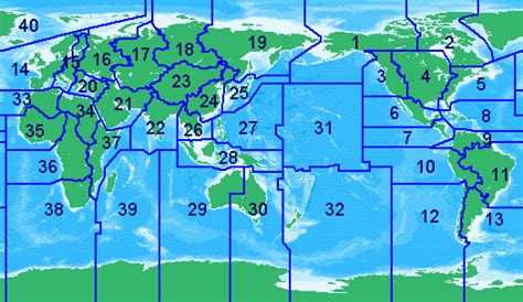 LISTE ZONES WAZ – DX RADIO VIA NET