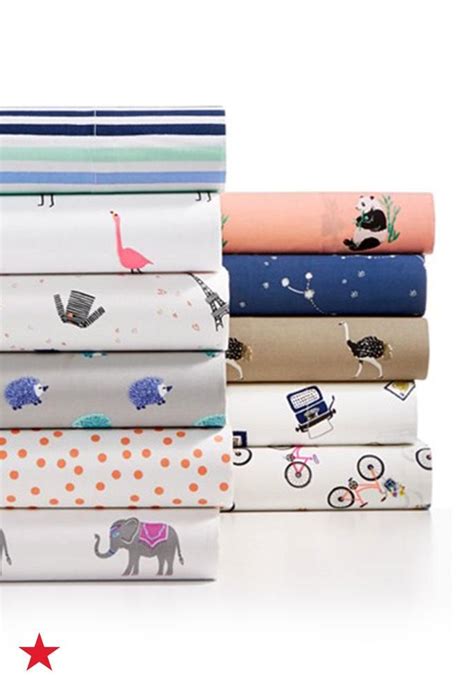 Martha Stewart Collection CLOSEOUT! Novelty Print Sheet Sets, 200 ...