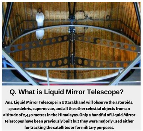 Insights into Editorial: India gets world’s first liquid-mirror ...