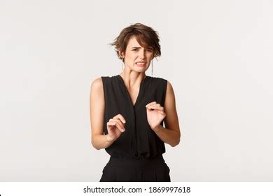 Young Woman Cringe Something Awful Disgusting Stock Photo 1869997618 ...