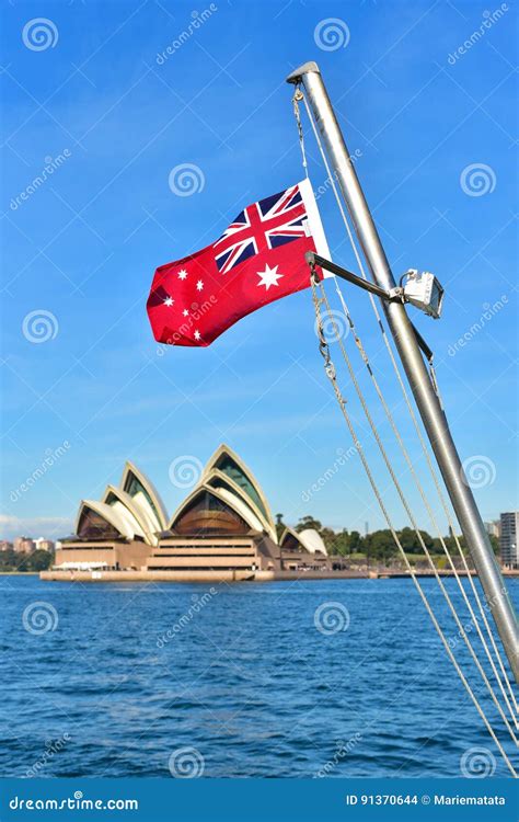 Australian red ensign editorial stock image. Image of correct - 91370644