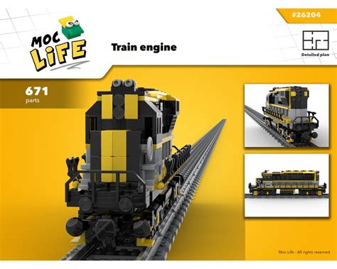 LEGO MOC Train engine by Moc LEGO | Rebrickable - Build with LEGO