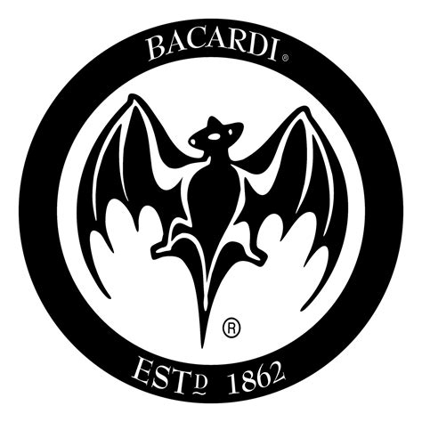 Bacardi Logo Black and White (3) – Brands Logos