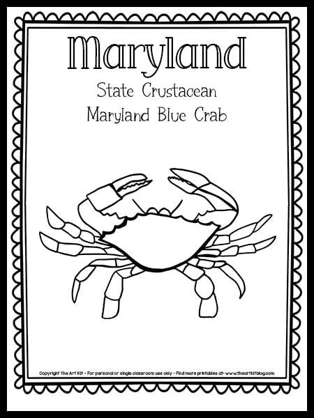 Maryland Coloring Pages