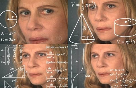 "Confused math lady meme" by richterr | Redbubble