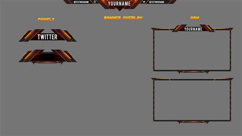 Template [Free Twitch Overlay] #8 by Ayzs on DeviantArt