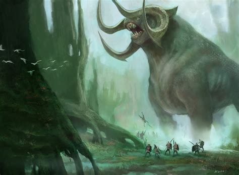 giant mythical creature wallpaper | Mythical creatures, Alien concept ...