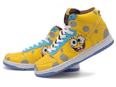 Nike Dunks Shoes For Kids: Spongebob Squarepants Shoes For Kids ...