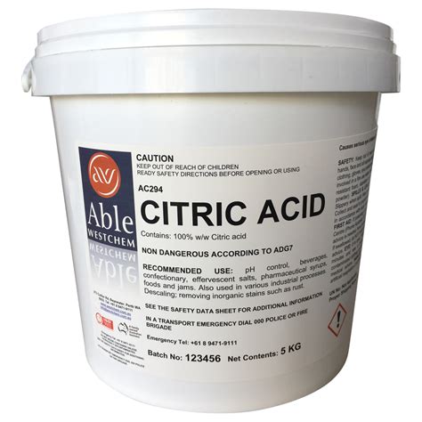 Citric Acid Powder | Buy Bulk Citric Acid for Industrial Use