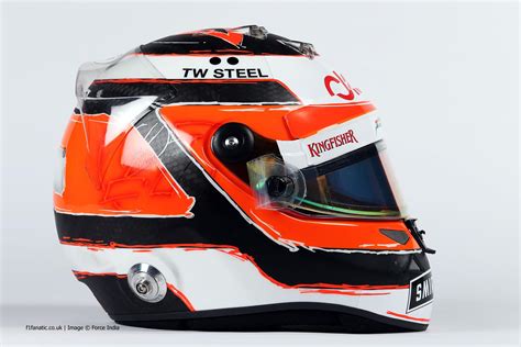 Helmet design of Nico Hulkenberg (Force India) from 2015 : r/f1helmet