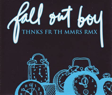 Fall Out Boy - Thnks Fr Th Mmrs Rmx (2007, CD) | Discogs