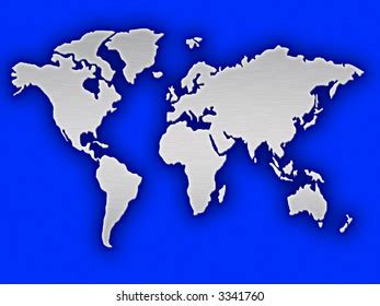 World Map: เวกเตอร์สต็อก (ปลอดค่าลิขสิทธิ์) 455578054
