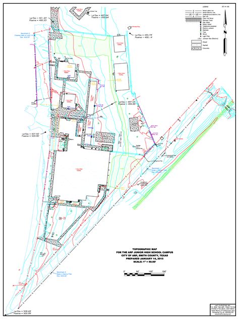 Topographic Land Survey Maps