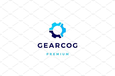 gear cog cogs logo vector icon | Vector logo, Vector icons, Logo design