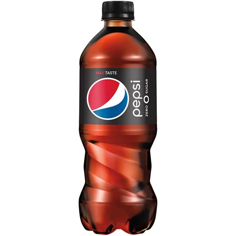 Pepsi Zero Sugar Cola Soda - 20 fl oz Bottle – BrickSeek