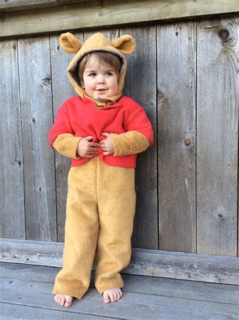 Winnie The Pooh Costume Halloween Classic Kids Character | Etsy in 2021 ...