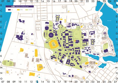 Printable Lsu Campus Map - Printable Word Searches