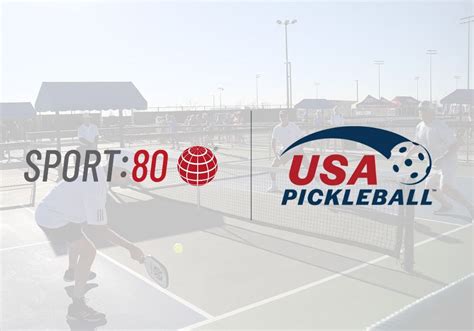 USA Pickleball Names Sport:80 Technology Partner To Serve Growing ...