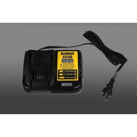 DeWALT Max 12V / 20V Lithium-Ion Battery Charger DCB112 - Walmart.com ...