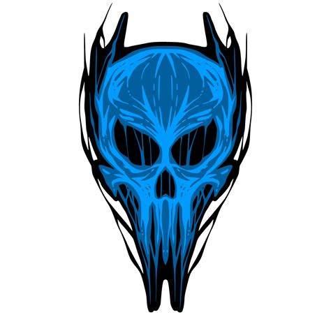 Skull head illustration mascot logo 25265225 Vector Art at Vecteezy