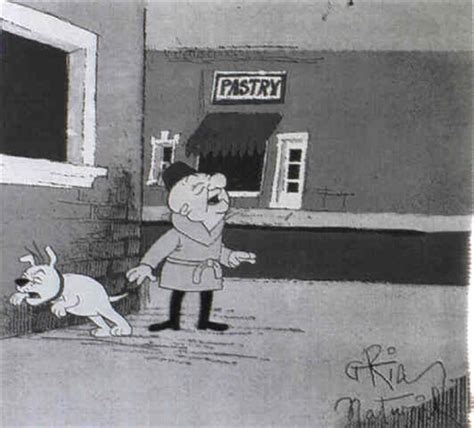 Mr. Magoo stands with his dog by UPA Studios on artnet