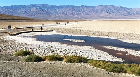 Badwater Basin And Badwater Salt Flat in Death Valley National Park