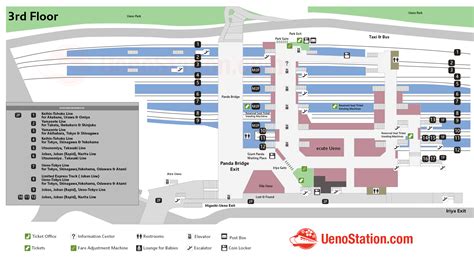 Ueno Station Map – Finding Your Way – Ueno Station | Station map, Tokyo ...