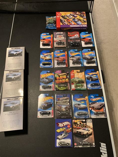 Nearly complete DeLorean set. : r/HotWheels