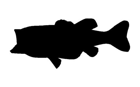 Largemouth bass Silhouette Bass fishing Clip art - Bass Jumping ...