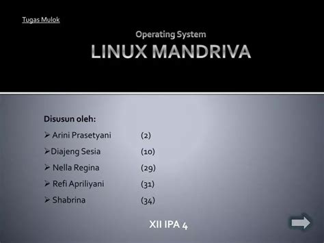 PPT - Operating System LINUX MANDRIVA PowerPoint Presentation, free download - ID:2694823