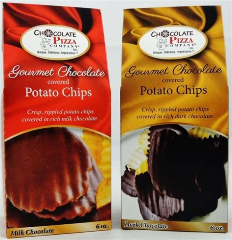 Gourmet Chocolate Covered Potato Chips | rippled chips in chocolate, 6 oz