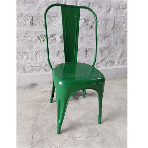 Industrial Restaurant Tolix Chair Green - Handicraft Point
