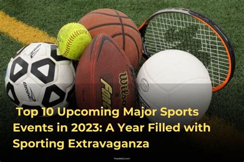 Top 10 Upcoming Major Sports Events in 2023