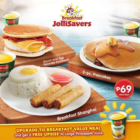 Jollibee Breakfast Menu