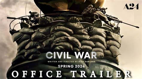 @A24 Civil War 2024 #Movie Trailer staring Kirsten Dunst #Action #ActionMovie - YouTube