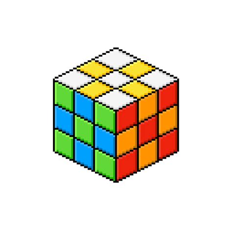 rubiks cube pixel art by fa1setheory on DeviantArt