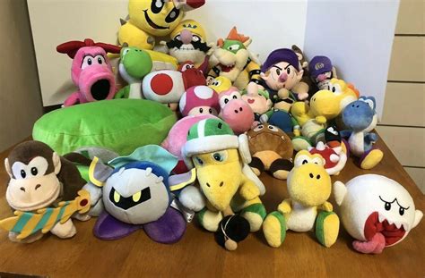 Nintendo Super Mario Bros. Mario Kart Plush Toys - Lot Of 33 2006-2010 ...