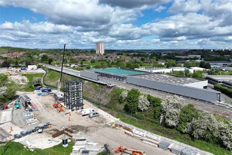 New pictures offer first look as £26.5m White Rose Rail Station begins to take shape