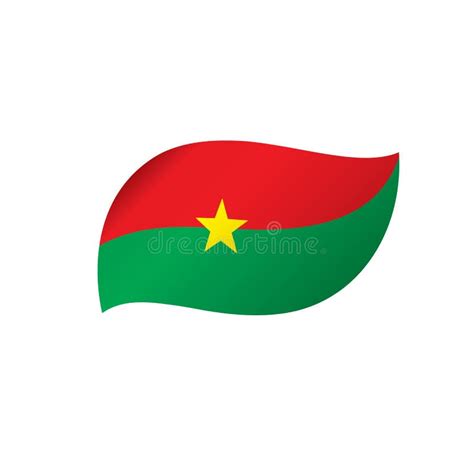 Burkina Faso Flag, Vector Illustration Stock Vector - Illustration of celebration, country ...