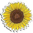 Amazon.com: Yellow Sunflower Sticker Flower Stickers Waterbottle ...