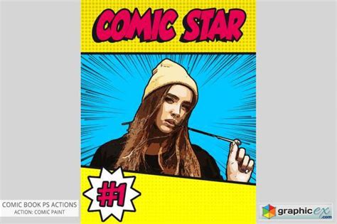Comic Book Photoshop Actions » Free Download Vector Stock Image Photoshop Icon