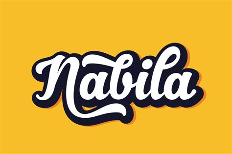 Nabila Font - YouWorkForThem