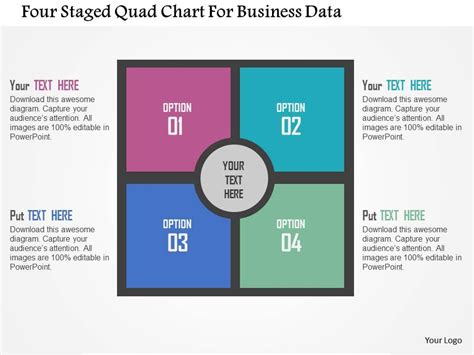 Quad Chart Template Powerpoint