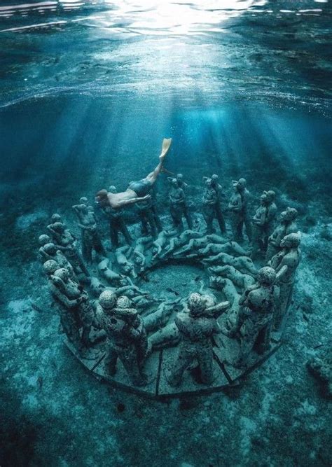 5 Things to Know About Cancun Underwater Museum | Underwater museum cancun, Underwater sculpture ...