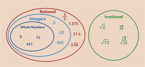 Rational And Irrational Numbers Examples