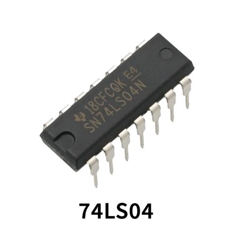 74LS04 Hex Inverter IC / NOT Gate IC - Datasheet