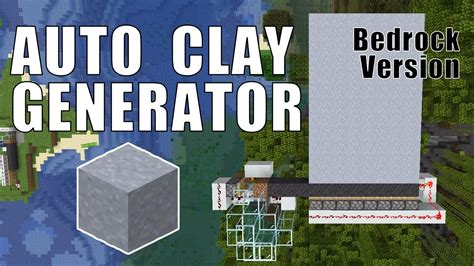 Automatic CLAY FARM Minecraft | Clay and Mud Farm for Bedrock & Java - YouTube